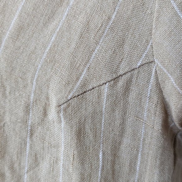 Pyne & Smith no. 16 in Creme Pinstripe, size Small - Picture 3 of 8